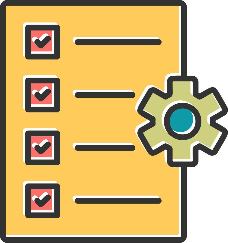 Work List Vector Icon