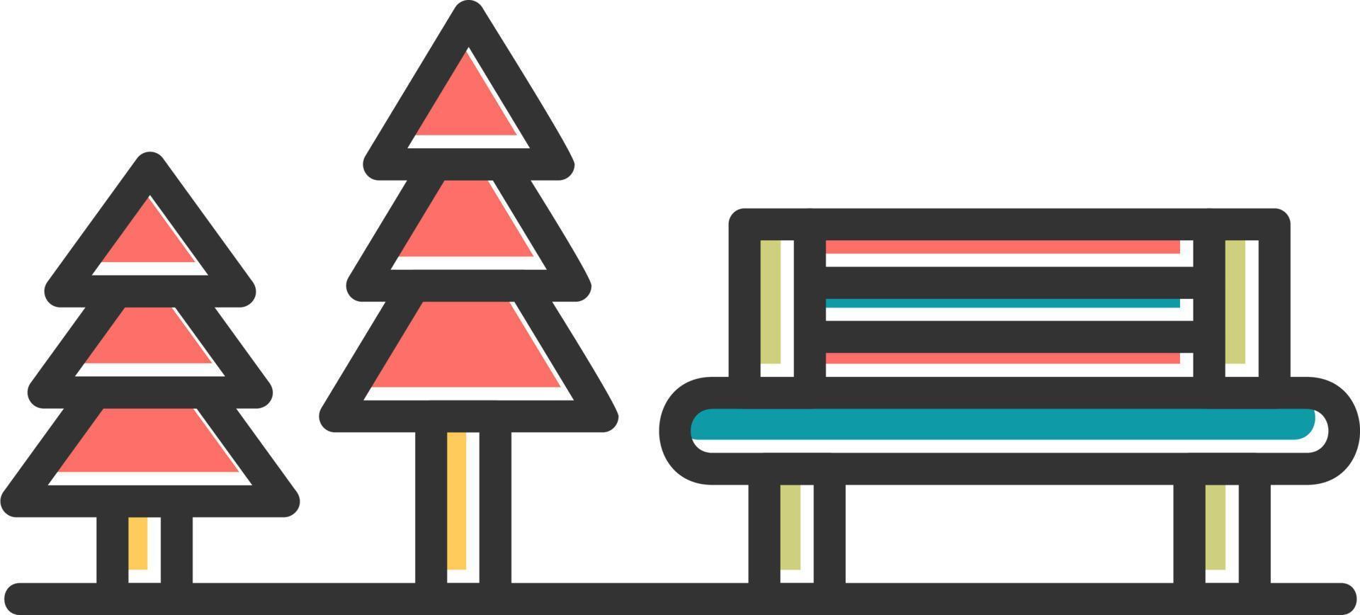 Rest Area Vector Icon