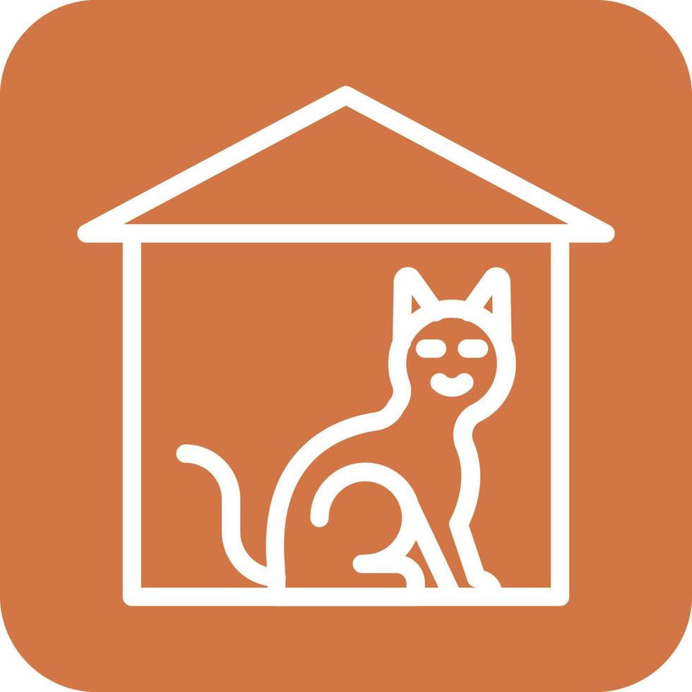Pet House Icon Vector Design