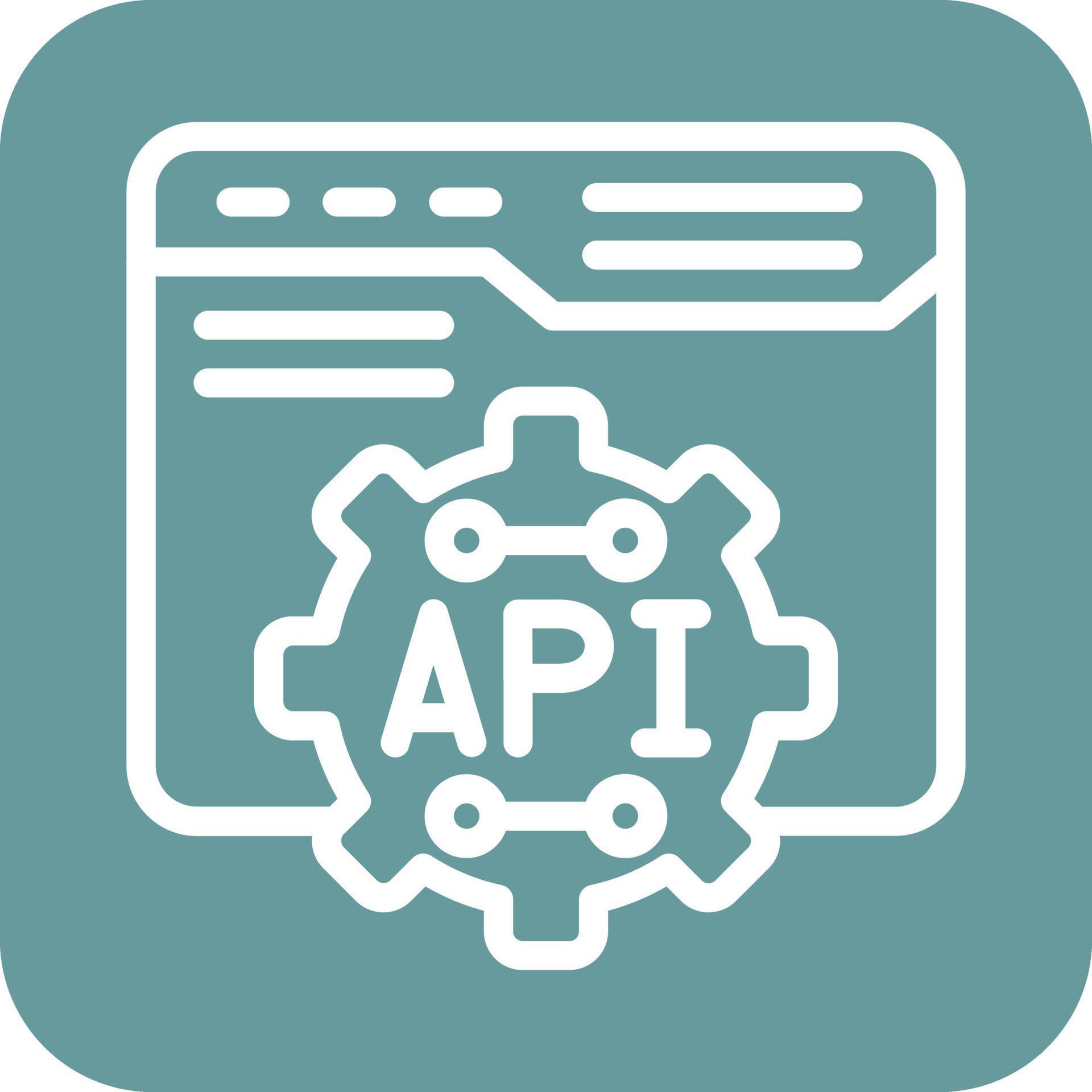 API Icon Vector Design 22824950 Vector Art at Vecteezy