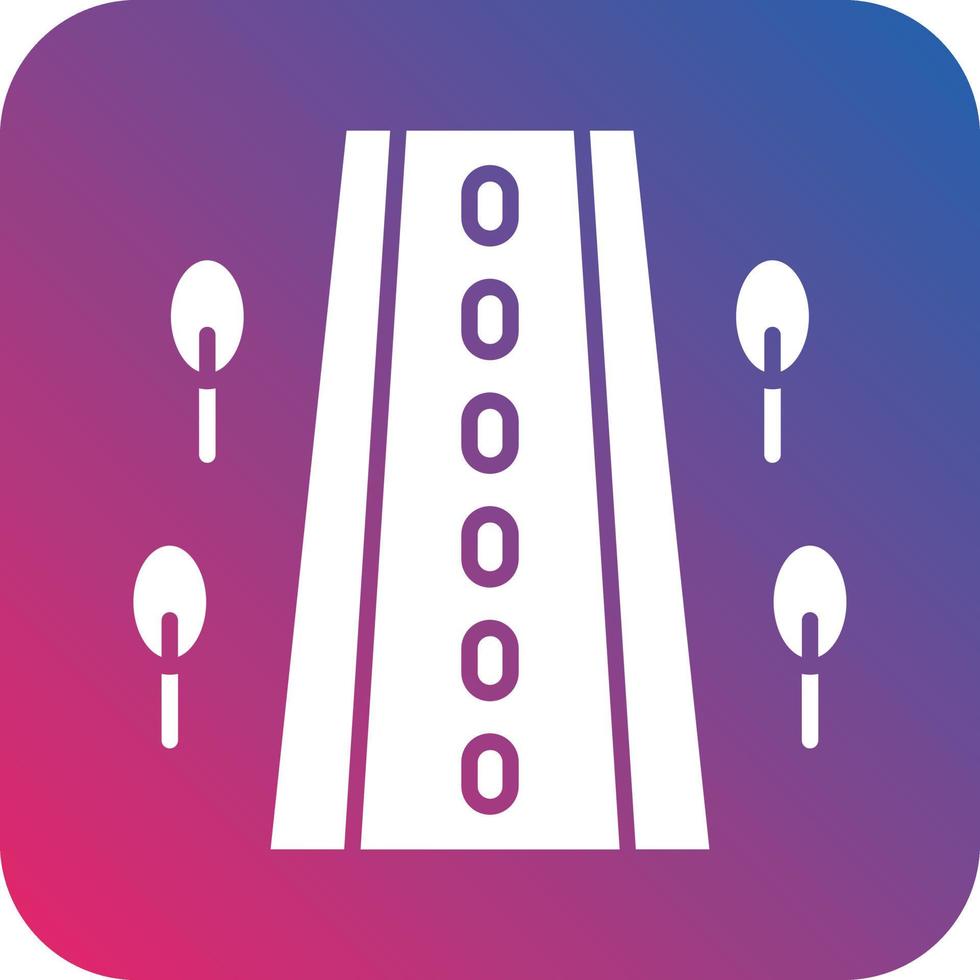 Road Icon Vector Design