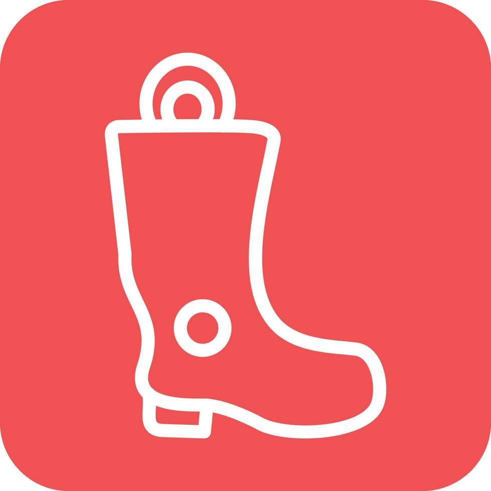 Firefighter Boots Icon Vector Design