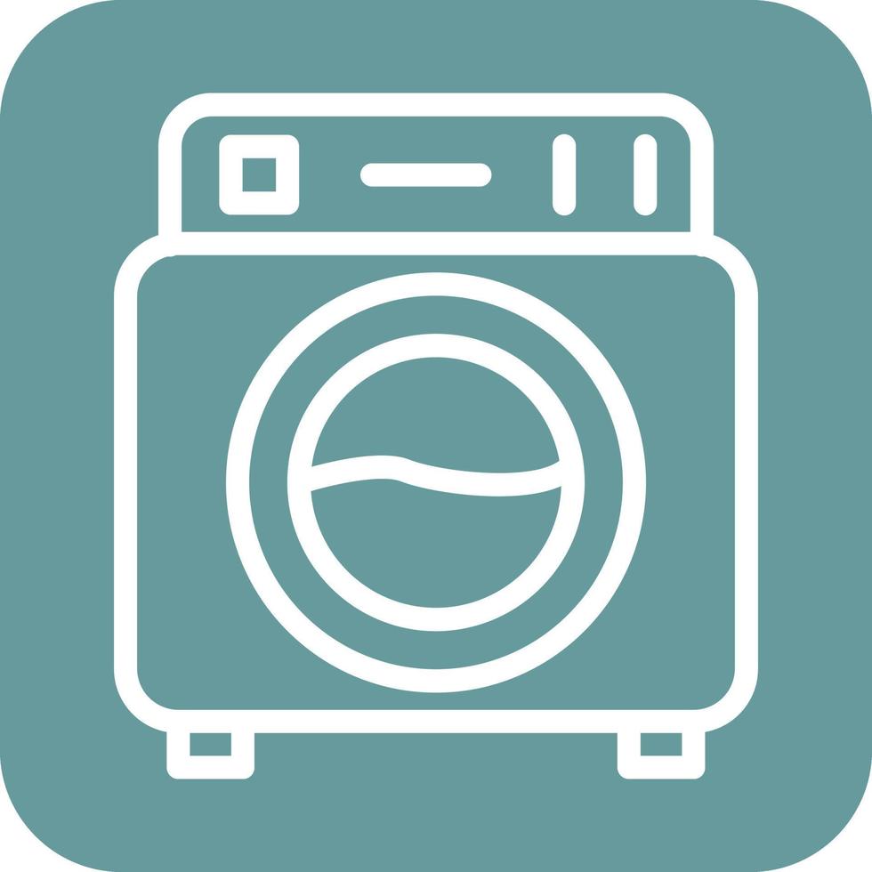 Washing Machine Icon Vector Design