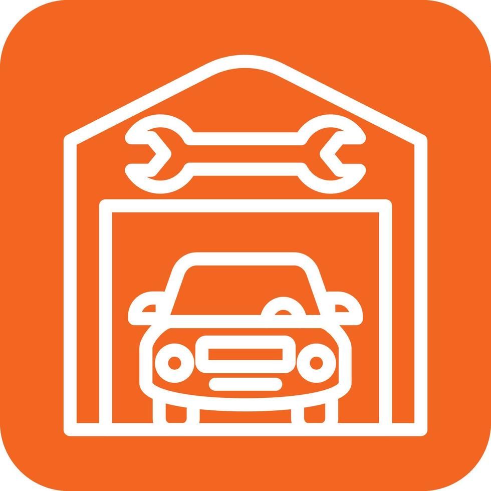 Service Station Icon Vector Design