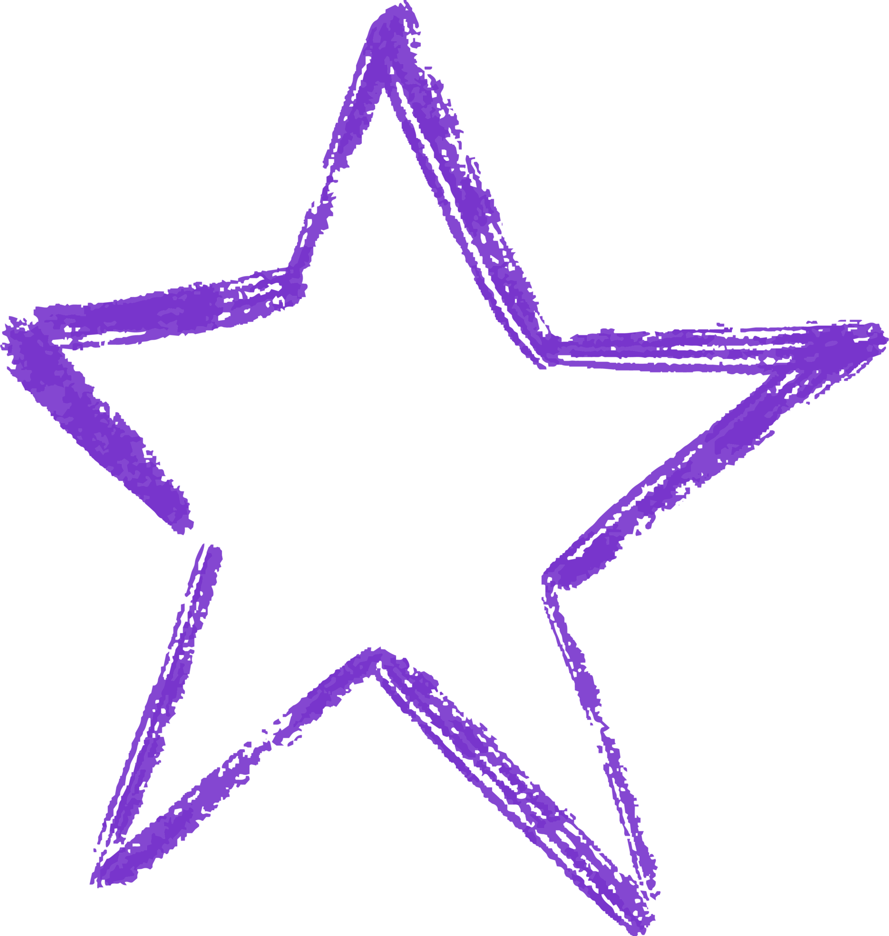 Free ilustración, estrellas lápiz contorno efecto, mano dibujado