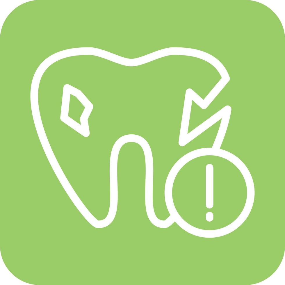 Tooth Problem Icon Vector Design