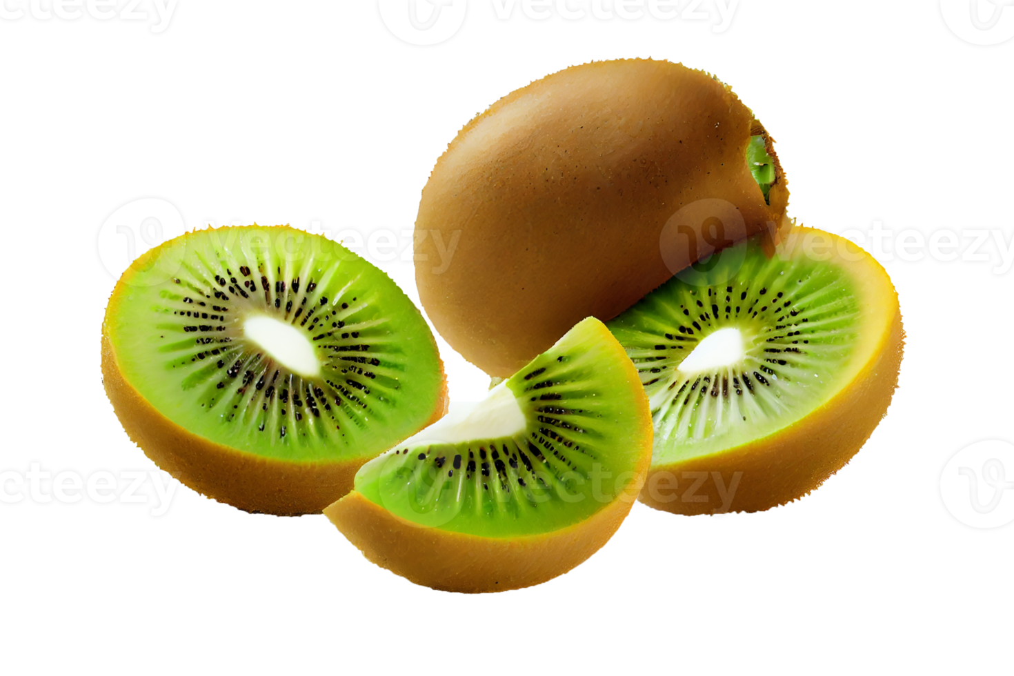 Kiwi Obst png, Kiwi auf transparent Hintergrund png