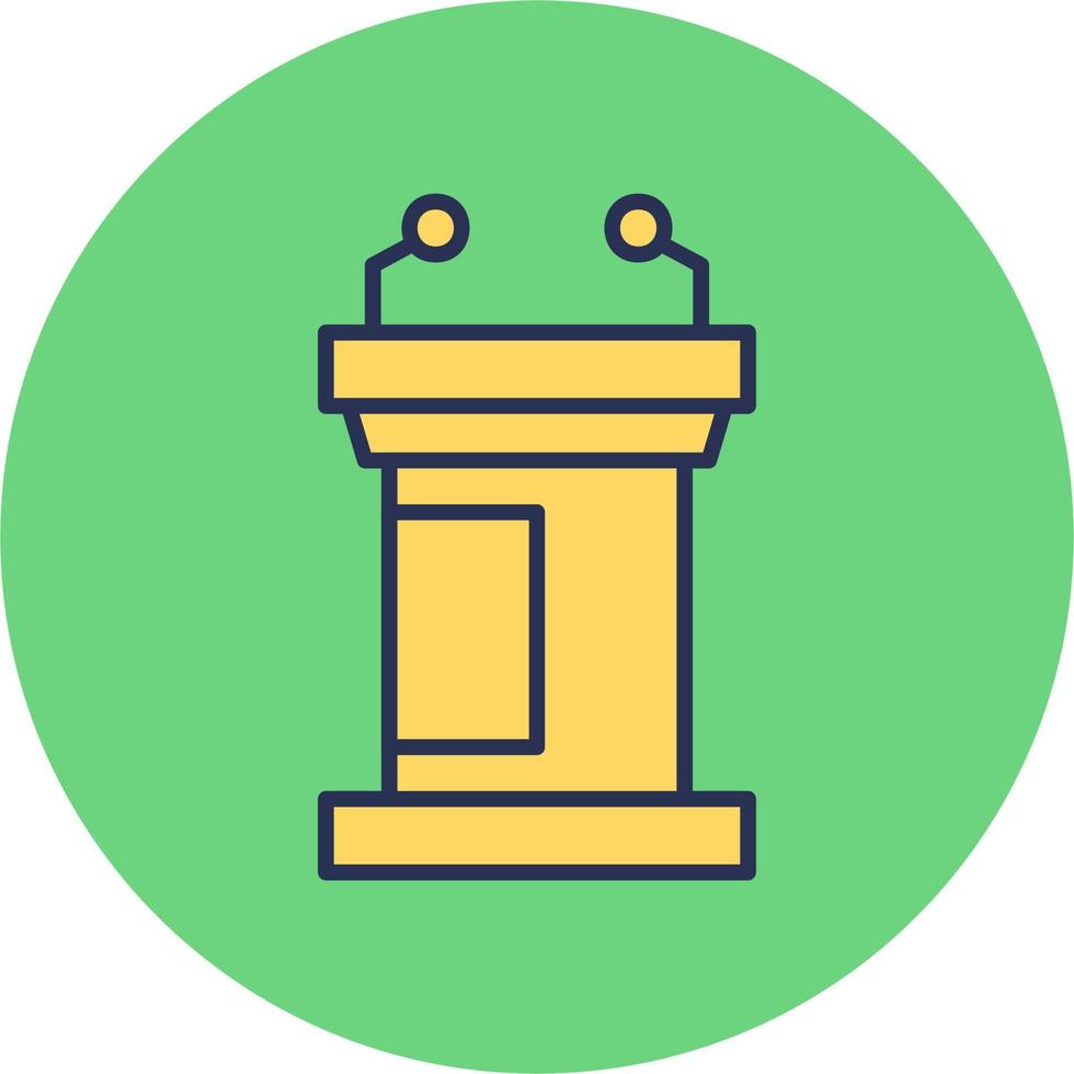 Podium Vector Icon