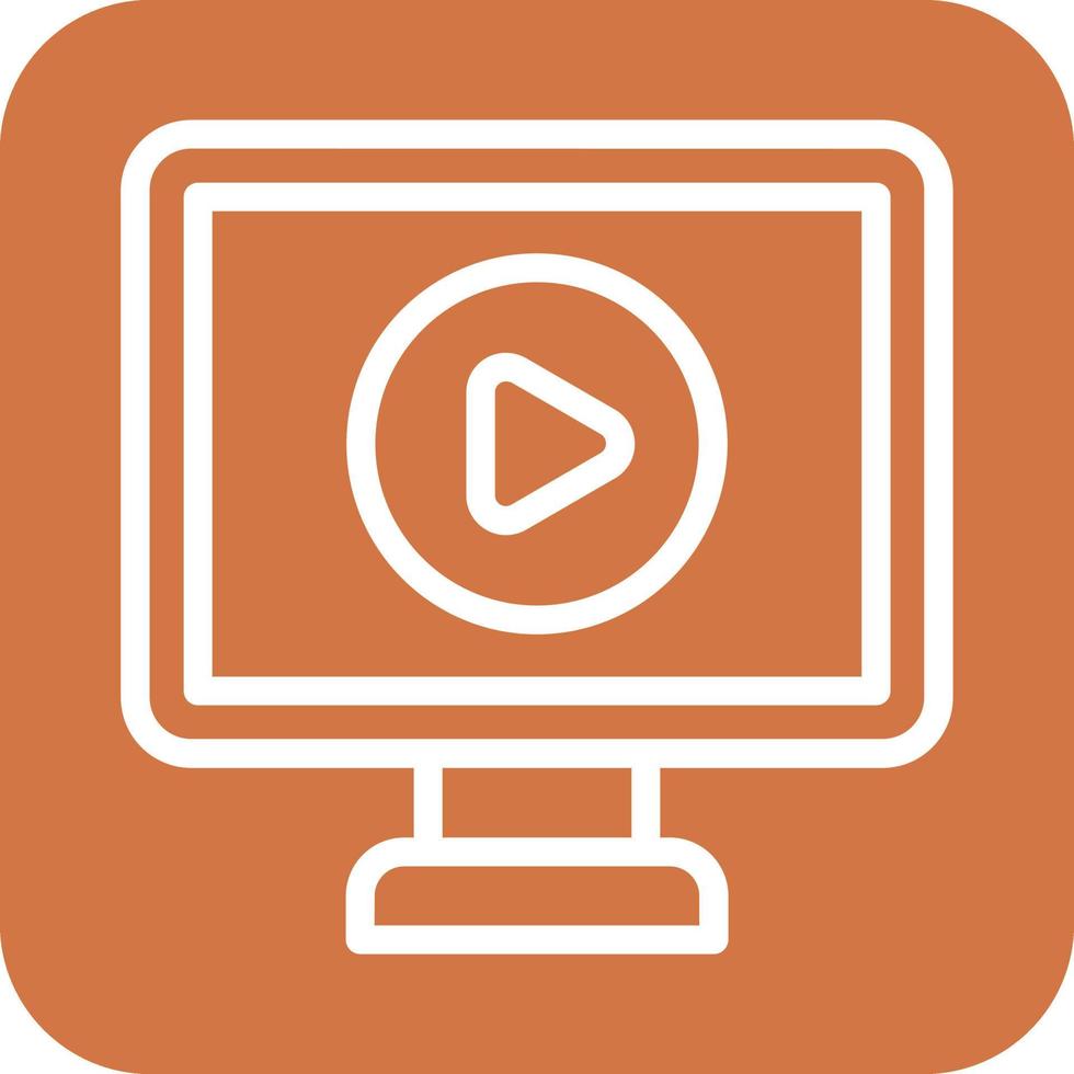 Video Tutorial Icon Vector Design