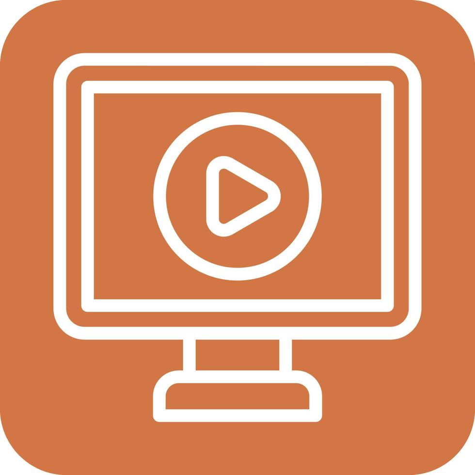 Video Tutorial Icon Vector Design