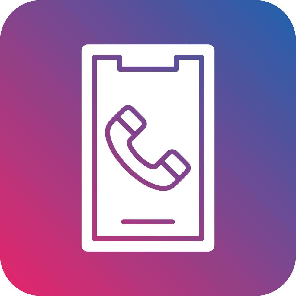 Mobile Call Icon Vector Design