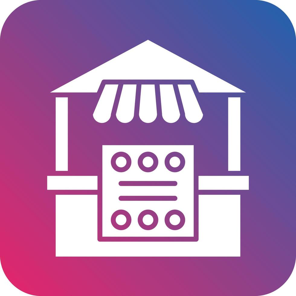 Carpet Stall Icon Vector Design