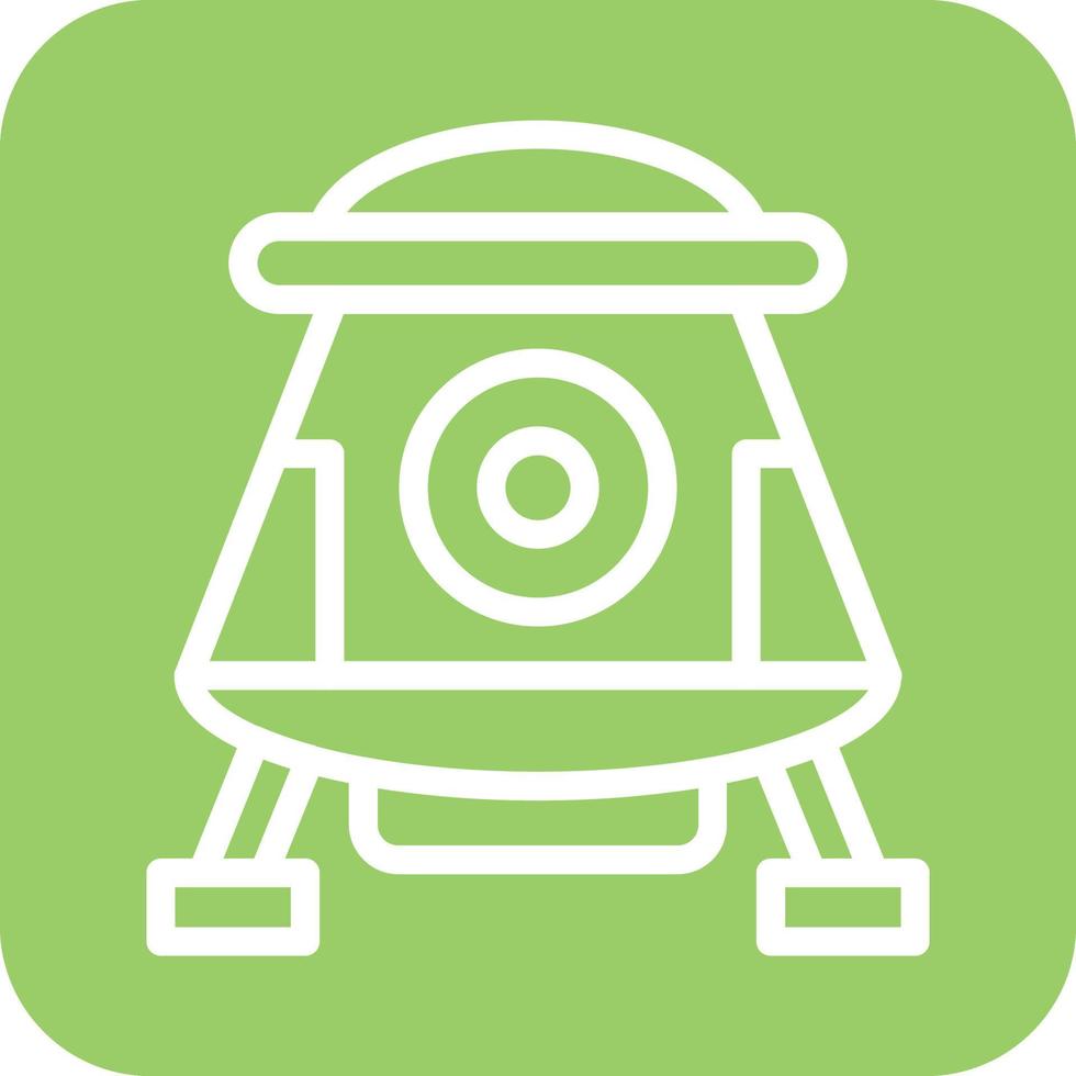Space Capsule Icon Vector Design