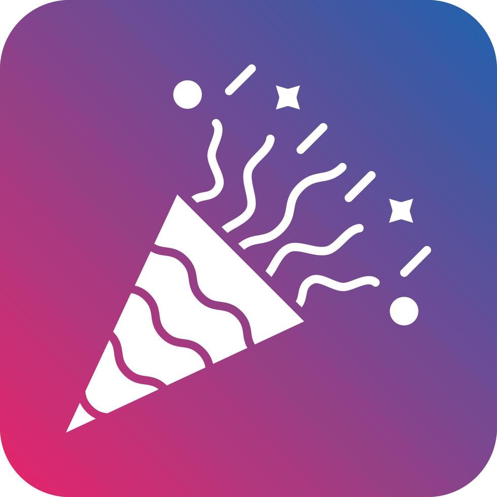 Party Popper Icon Vector Design