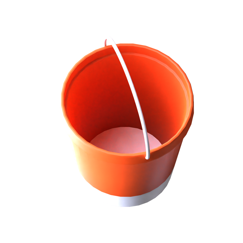 3d design bucket png