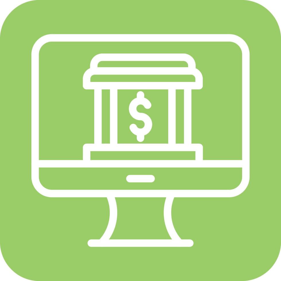 Online Banking Icon Vector Design