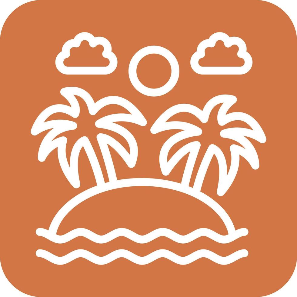 Island Icon Vector Design