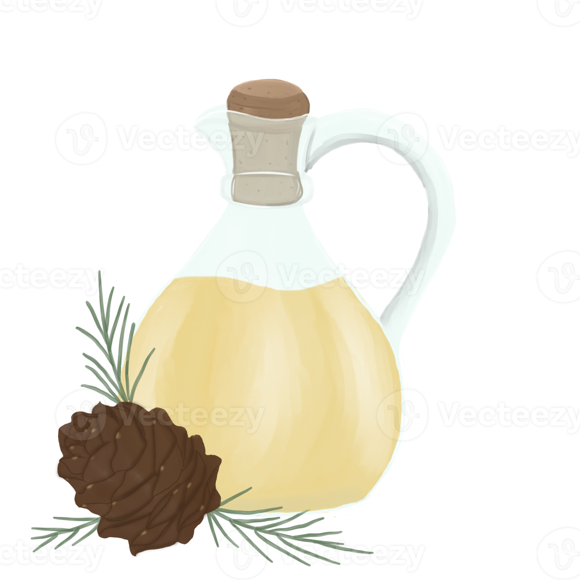 cedar oil in glass jug 22826540 PNG