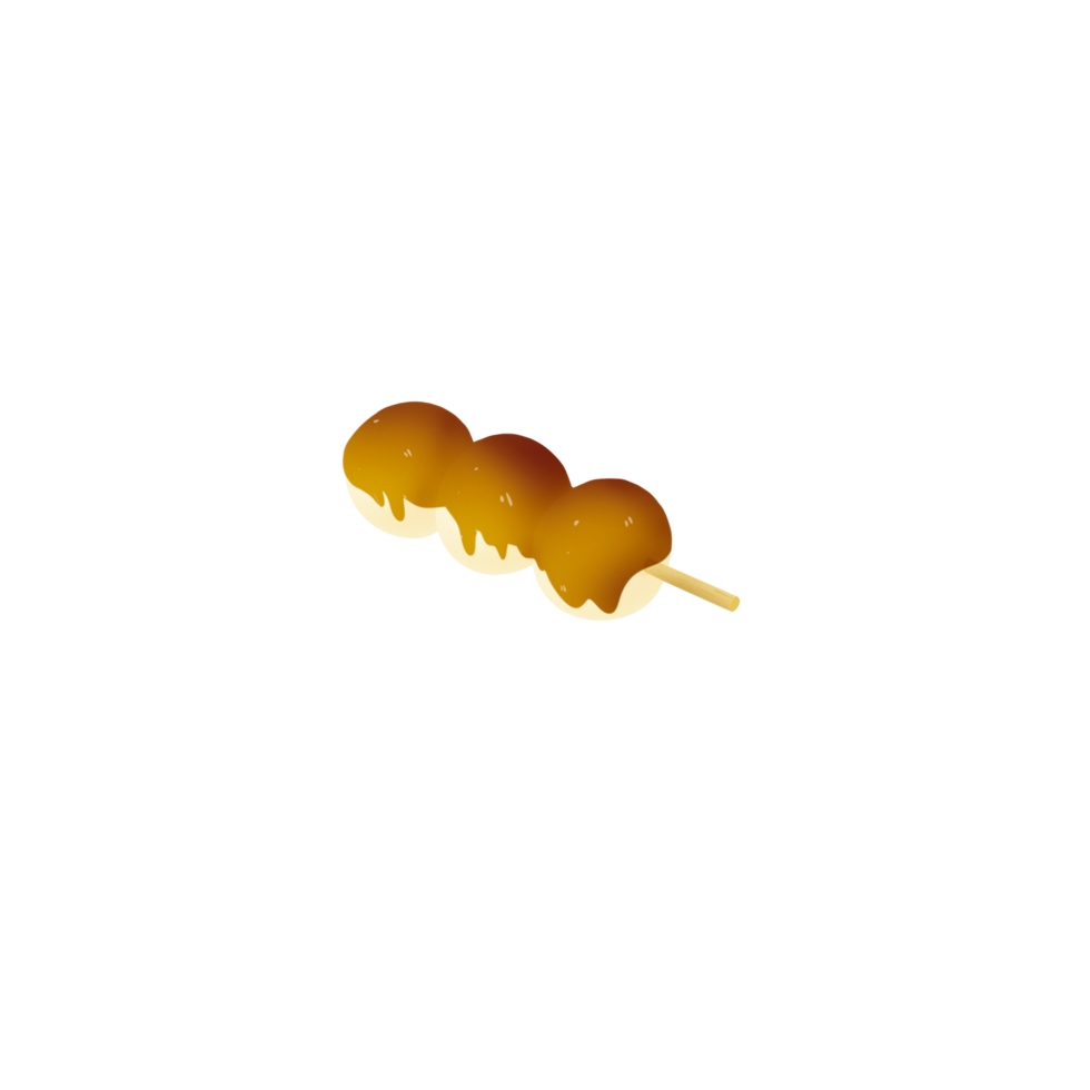 Dango brown sugar dessert png