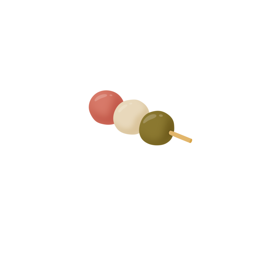 japanisch Dango Dessert png