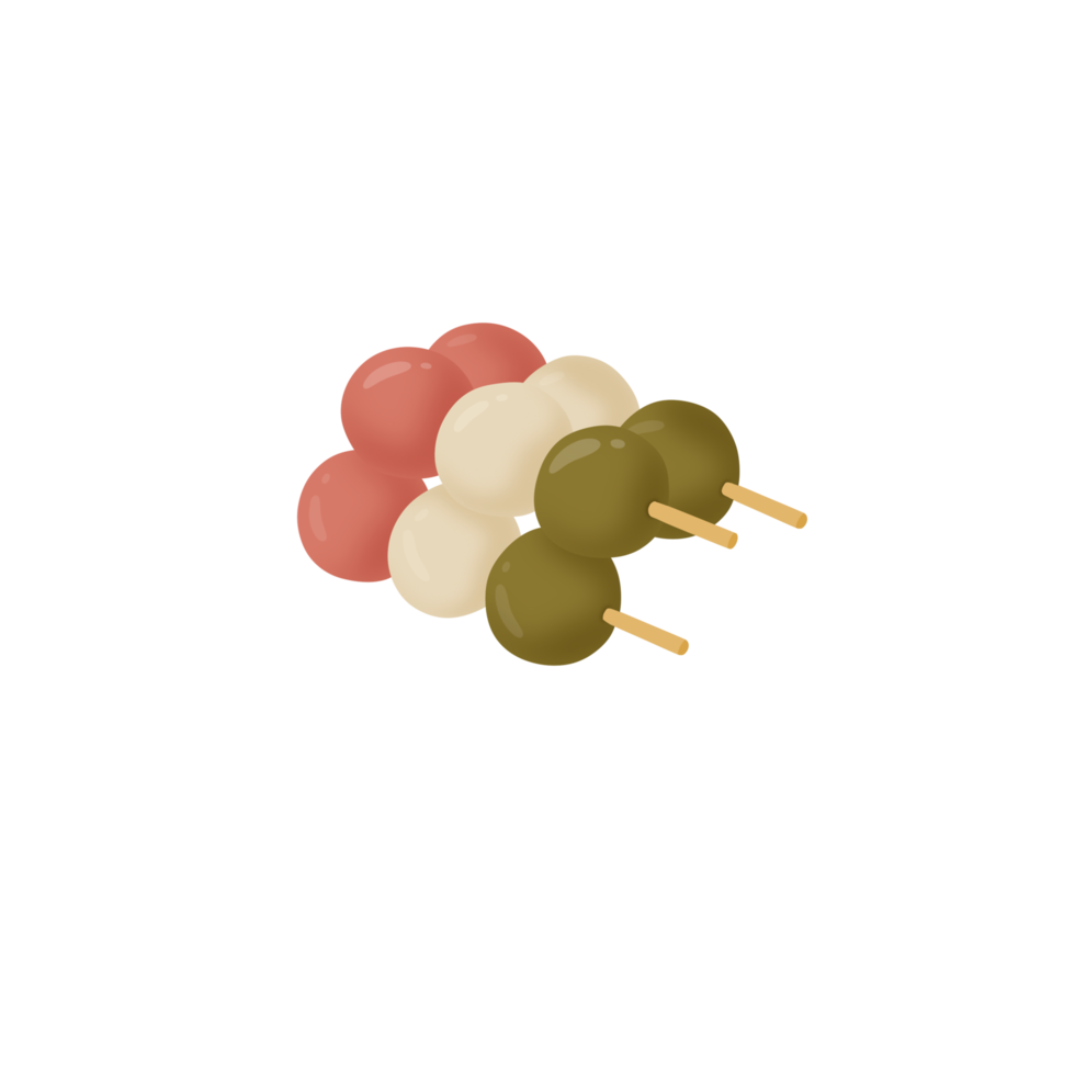 giapponese dango dolce png