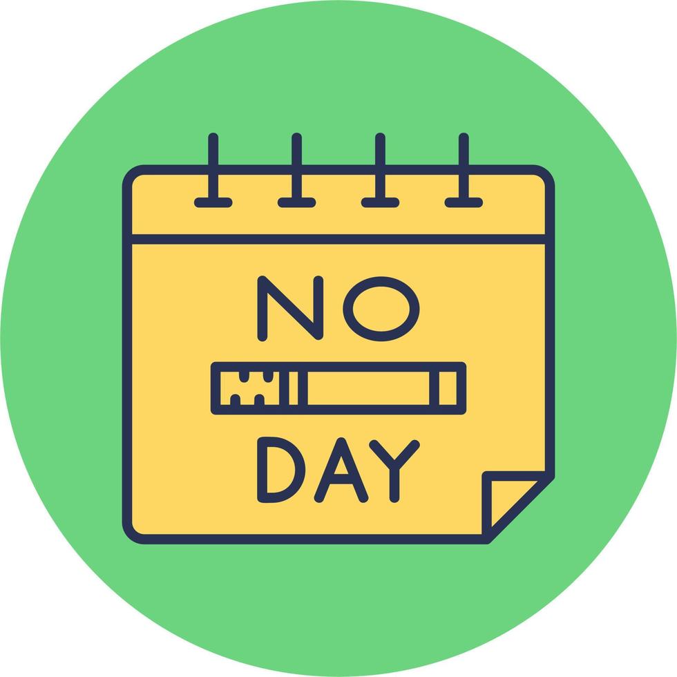 No Tobacco Day Vector Icon