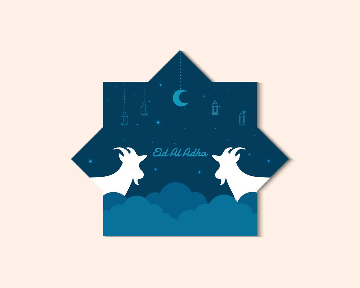 Eid Al Adha Flat Illustration vector