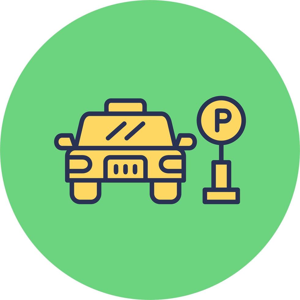 Parking Area Vector Icon
