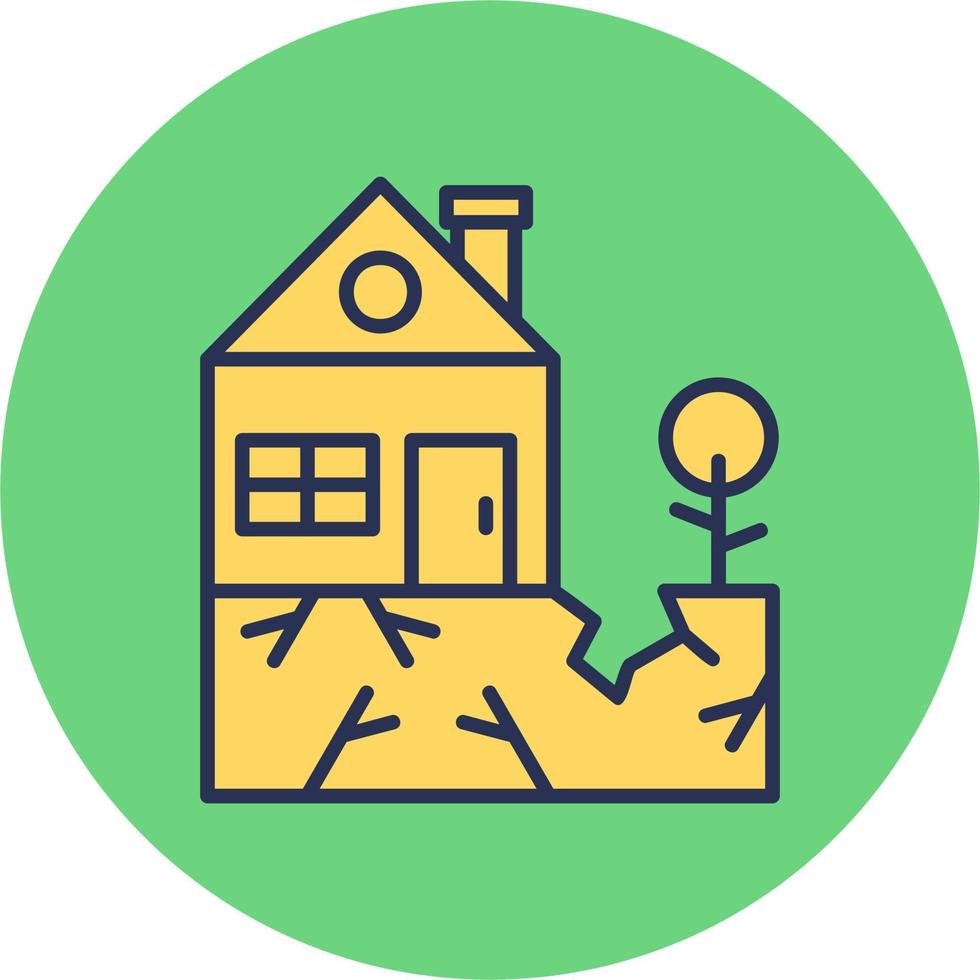 Earthquake Vector Icon