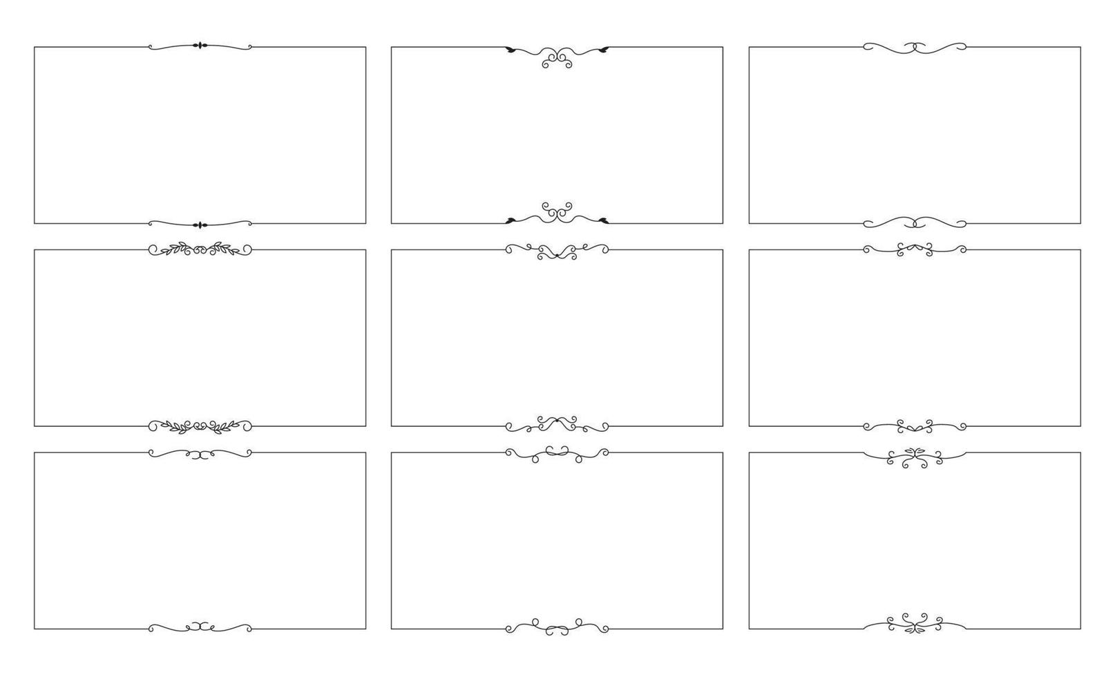 hand drawn outline background and frame vector