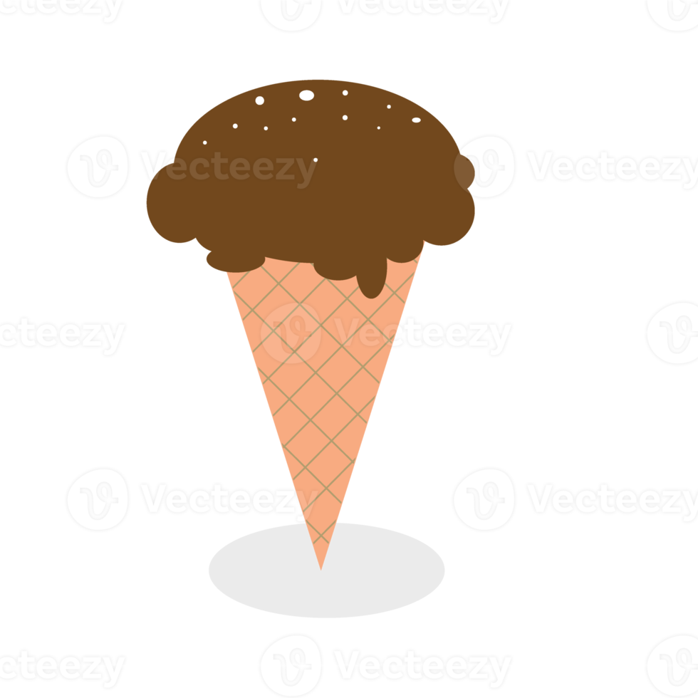 Ice cream isolated on transparent png