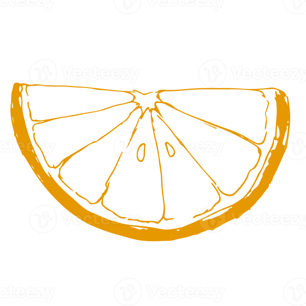 sinaasappels plakjes, stuk van oranje png