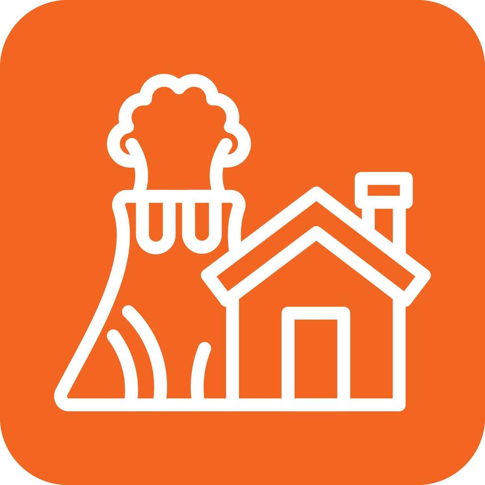 Eruption Icon Vector Design