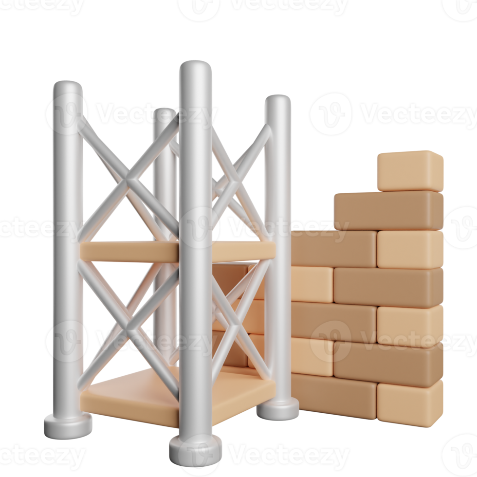 Scaffolding Wall Construction png