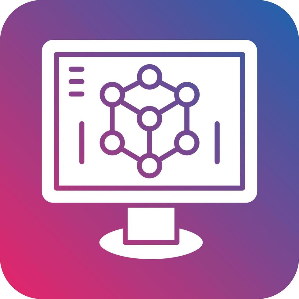 3d Modeling Icon Vector Design