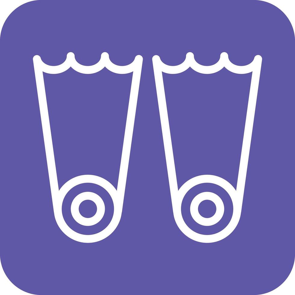 Flippers Icon Vector Design