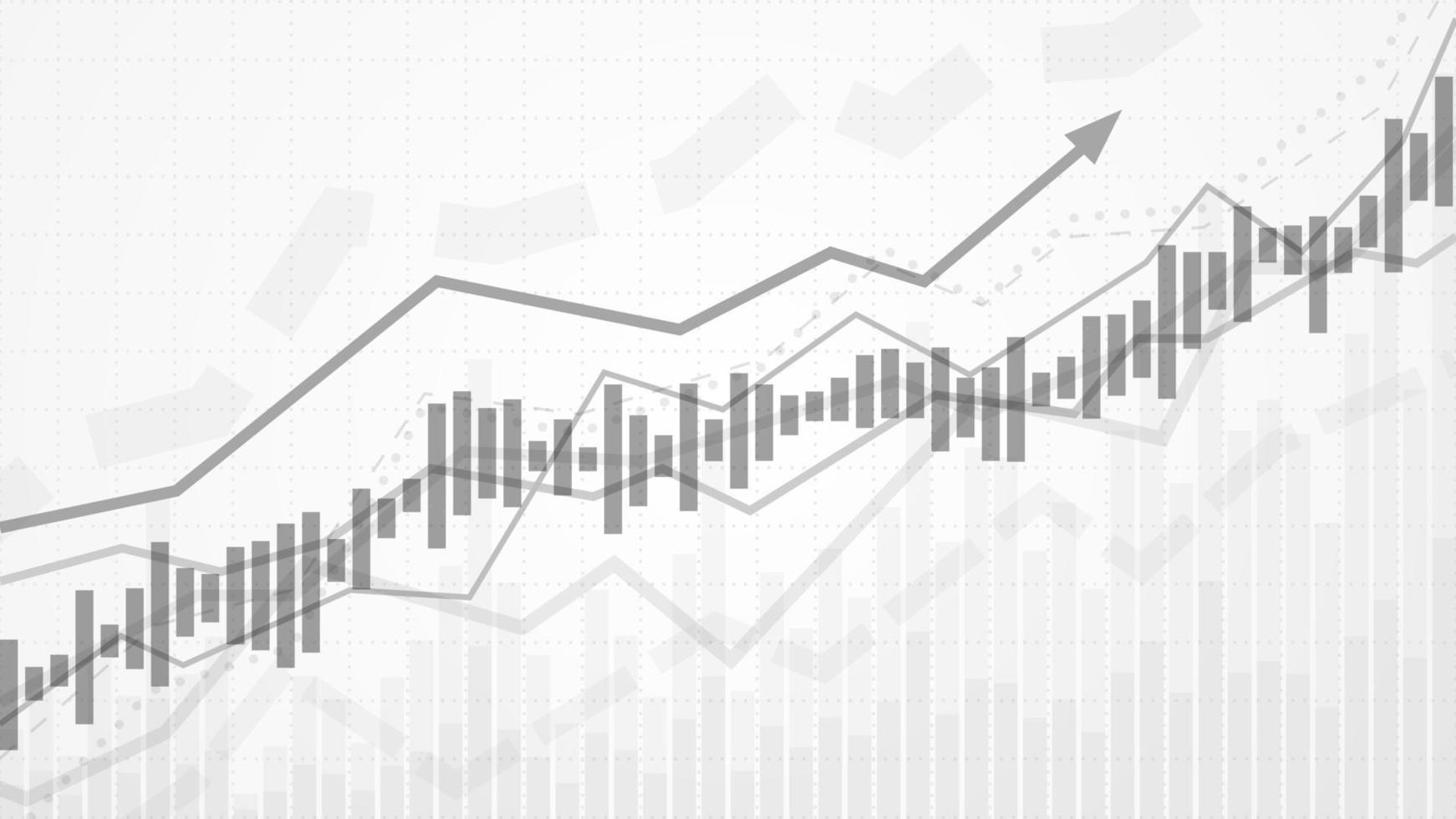 Business data analytics. Financial graph chart. Graph chart of stock market investment trading. Abstract analisys and statistic diagram. vector illustration