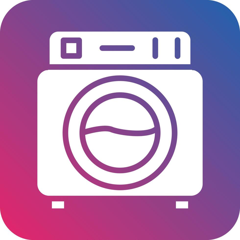 Washing Machine Icon Vector Design