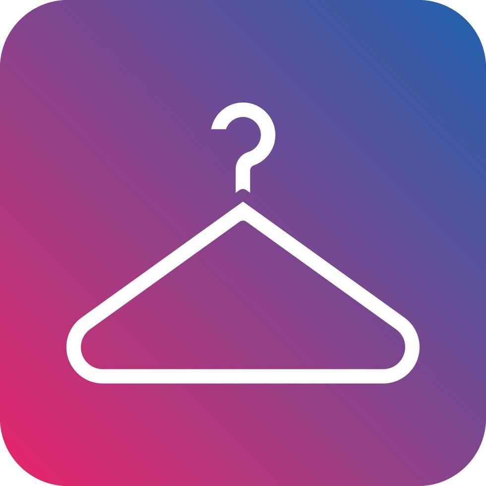 Clothes Hanger Icon Vector Design