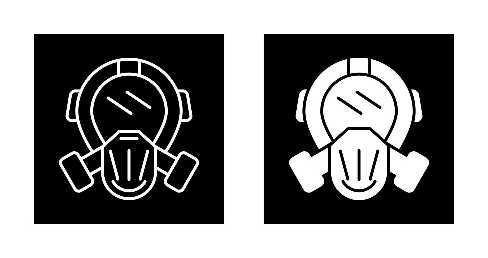 Gas Mask Vector Icon