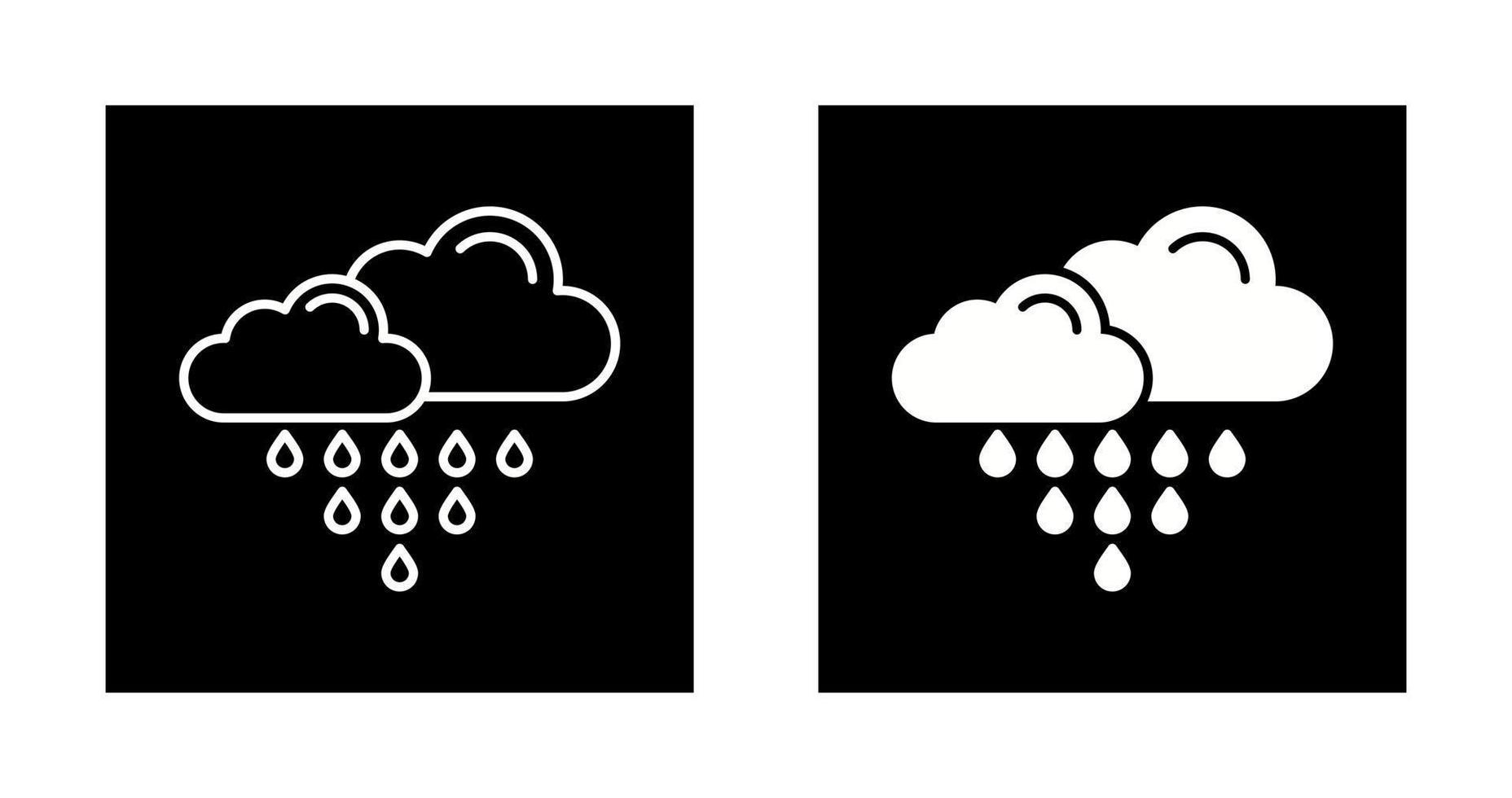 Acid Rain Vector Icon