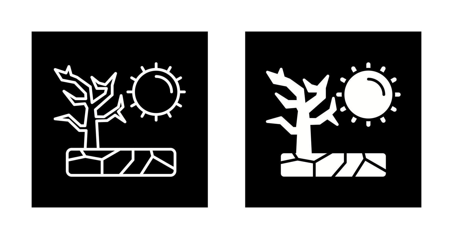 Drought Vector Icon