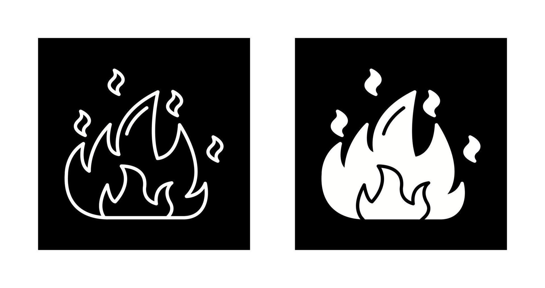 icono de vector de fuego