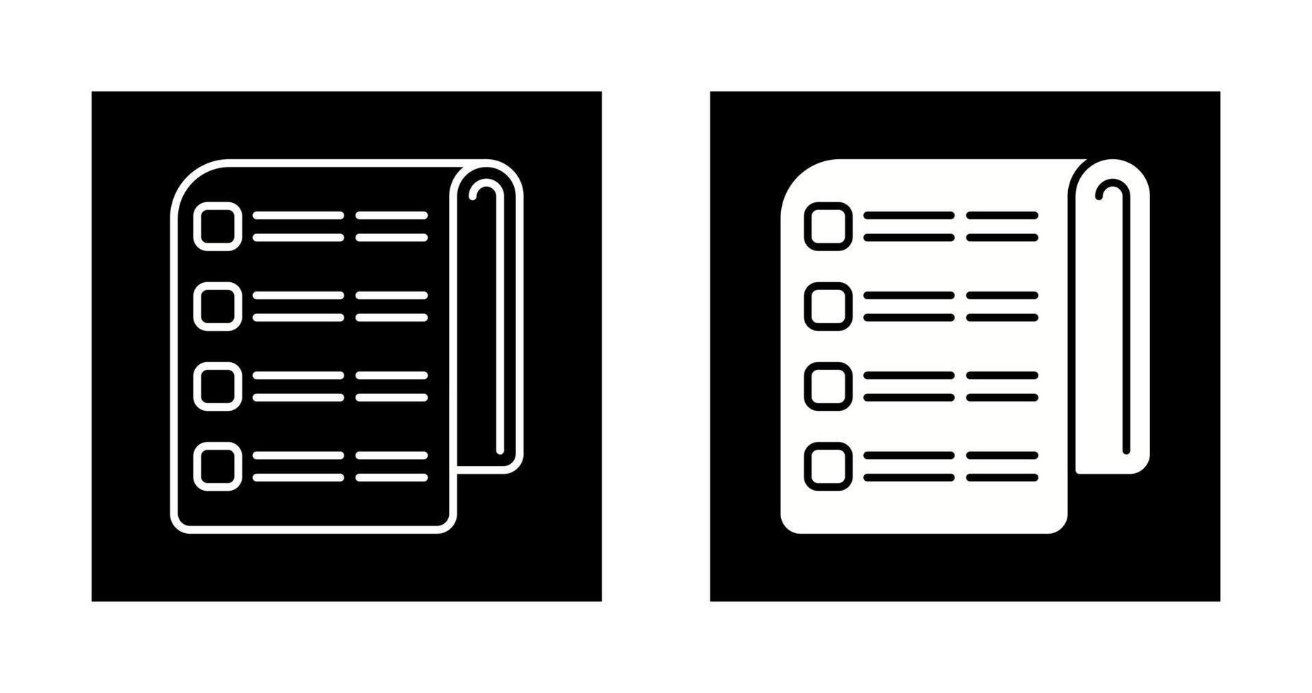 List Vector Icon