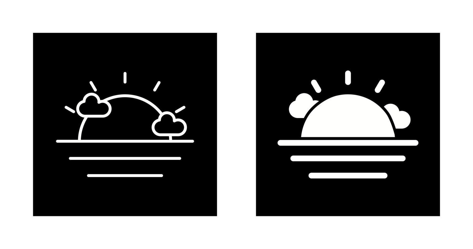 Sunset Vector Icon