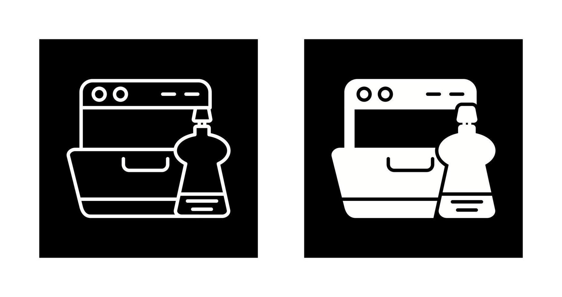 Washing Dishes Vector Icon