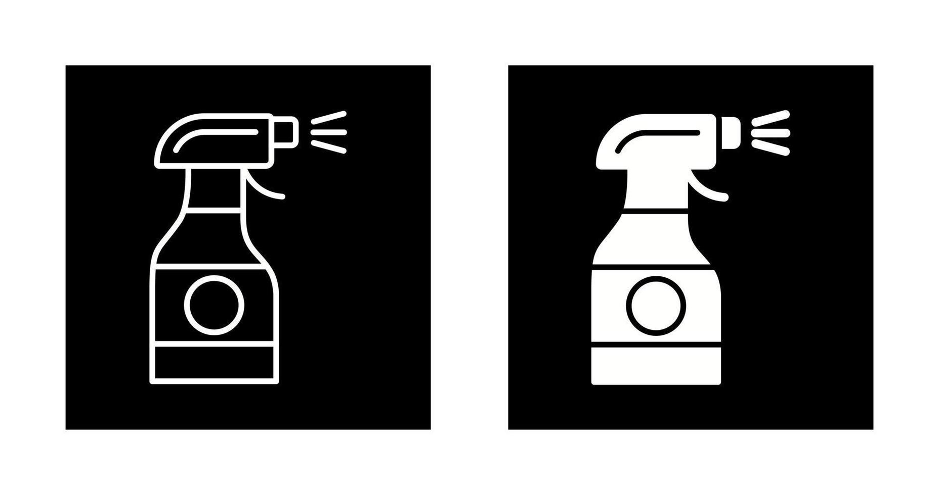 icono de vector de spray de limpieza