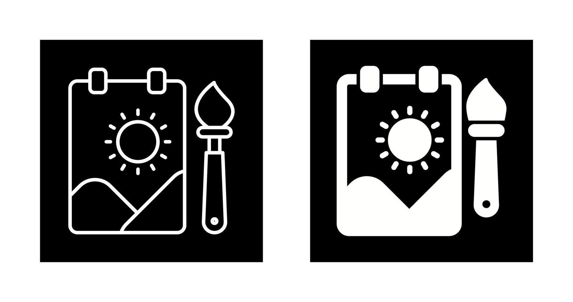 Childrens Painting Vector Icon