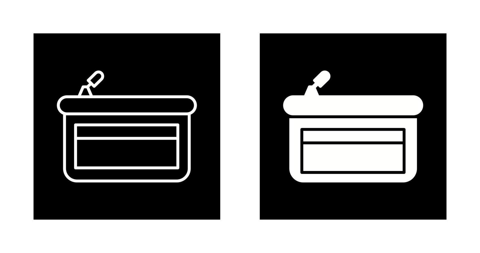 icono de vector de caja de lápiz