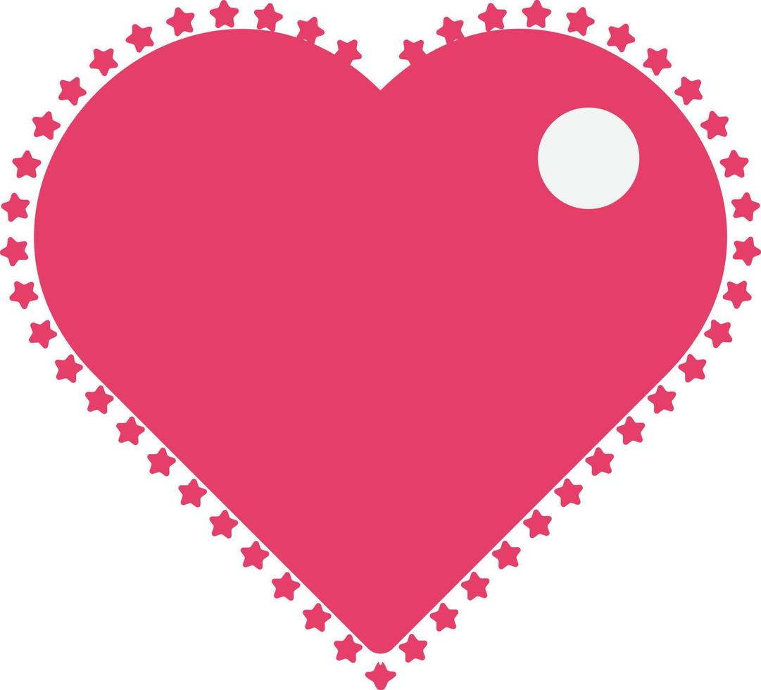 Red Love Heart Element vector